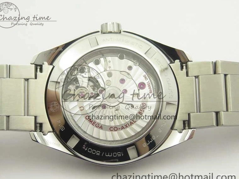 0307 Aqua Terra 150M SS VSF 1:1 Best Edition White Textured Dial Silver Markers on SS Bracelet A8500 Super Clone Chic 8041